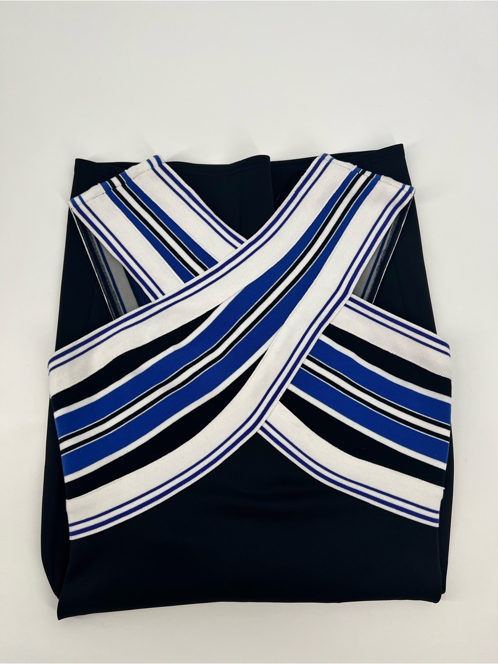 Tadashi Shoji Dara Striped Halter
Neoprene Dress | L - Picture 10 of 11